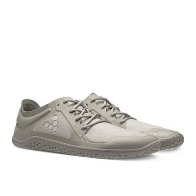 Vivobarefoot Women's Primus Lite III All Weather Vegan Shoes - Grey USA [OER159708]